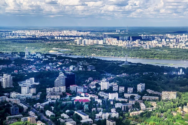 Luftaufnahme von Kiew, Ukraine — Stockfoto