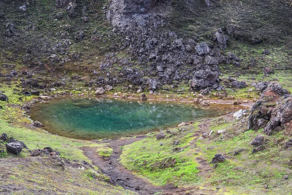 Paisaje volcánico islandés — Foto de Stock