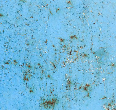 metal mavi boya boyalı