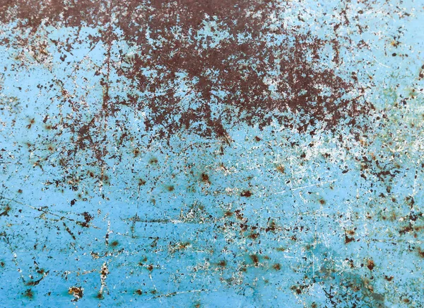 Pintura azul pintada de metal — Foto de Stock