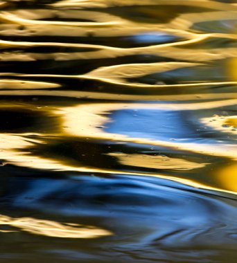 Arkaplan olarak suyun renkli yüzeyi