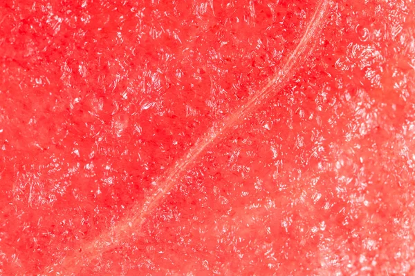 Köttet av vattenmelon. Super makro — Stockfoto