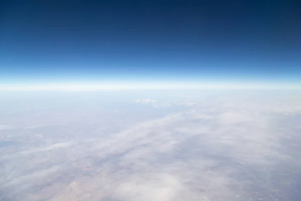 陆地, 从飞机上的看法 — 图库照片