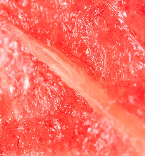 Köttet av vattenmelon. Super makro — Stockfoto
