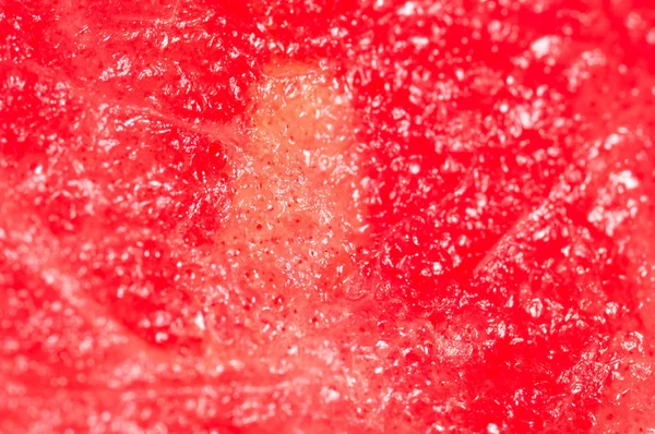 西瓜的肉。超级宏 — 图库照片
