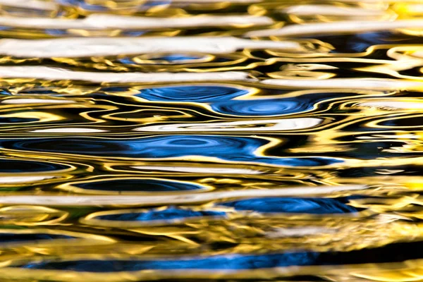 Colored surface of the water as a background — Stock Photo, Image