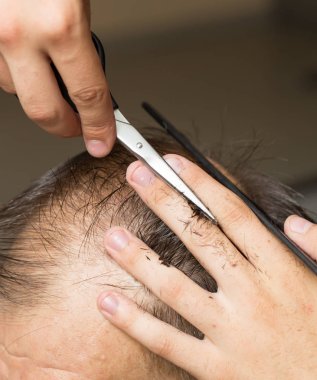 Erkek saç kesme makası Güzellik Salonu