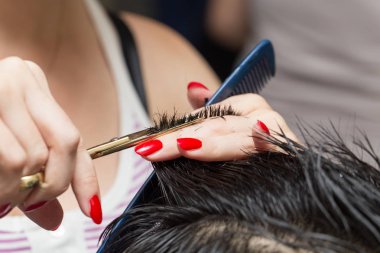 Erkek saç kesme makası Güzellik Salonu