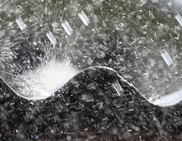 Lluvia en el techo — Foto de Stock