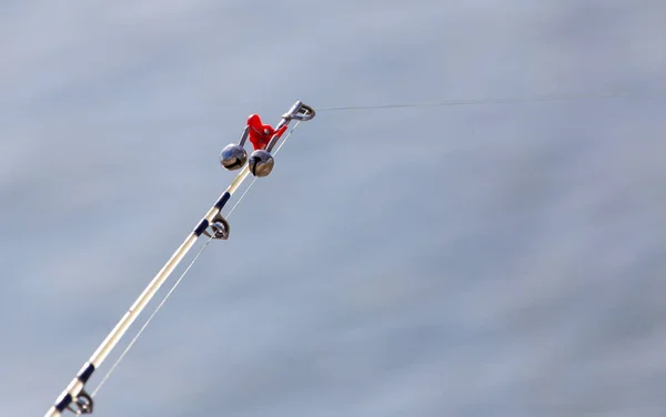 Aparejo para la pesca en el río — Foto de Stock