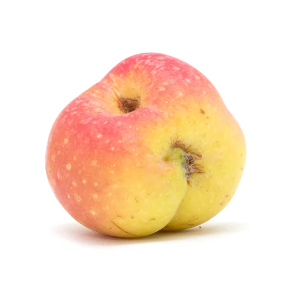 Яблоко на белом фоне — стоковое фото