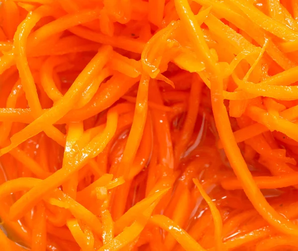 Prato de cenouras em coreano — Fotografia de Stock