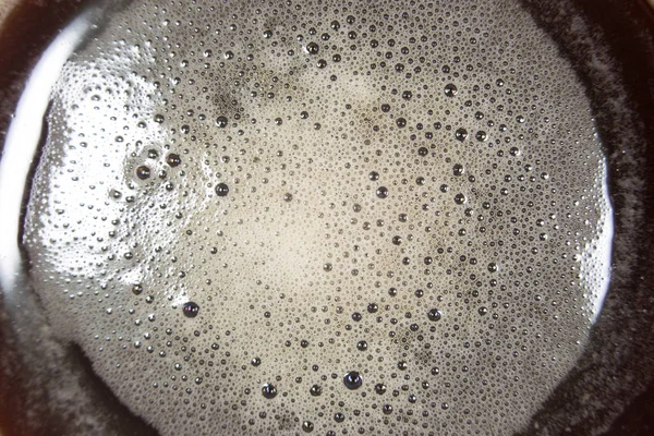 Coffee foam. close-up — Stock Photo, Image