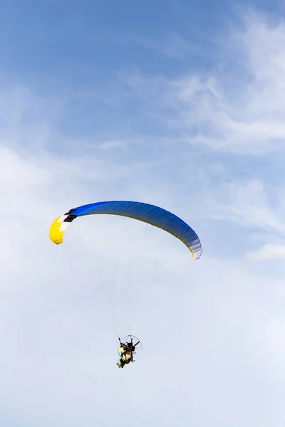 Parachutist Hemel Het Park Natuur — Stockfoto