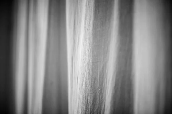 Background of white fabric curtain — Stock Photo, Image