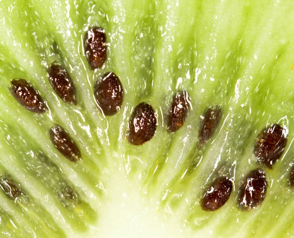 Kiwi als Hintergrund. Supermakro — Stockfoto