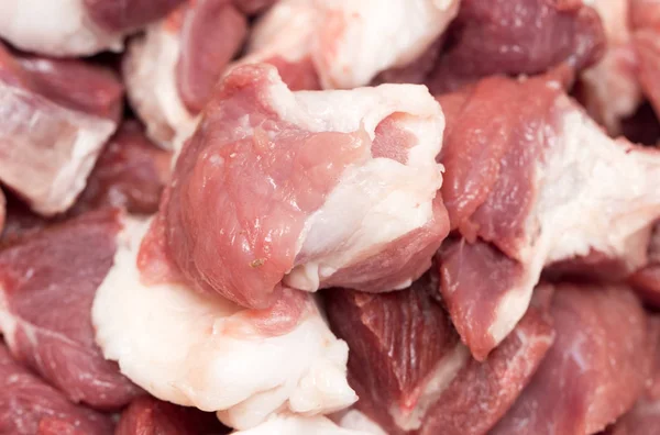 Gesneden vlees als achtergrond — Stockfoto