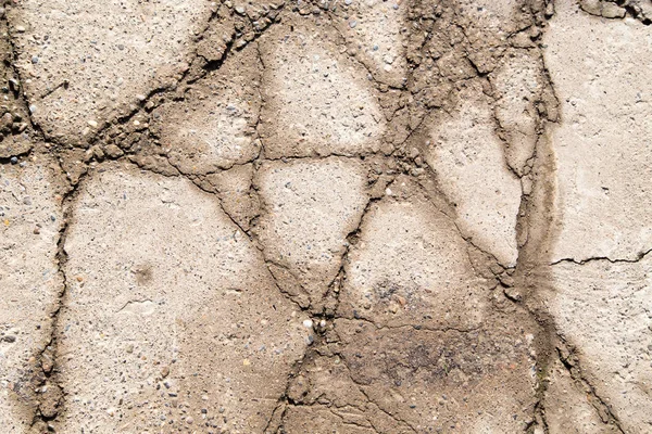 Parede de concreto rachado como fundo. textura — Fotografia de Stock