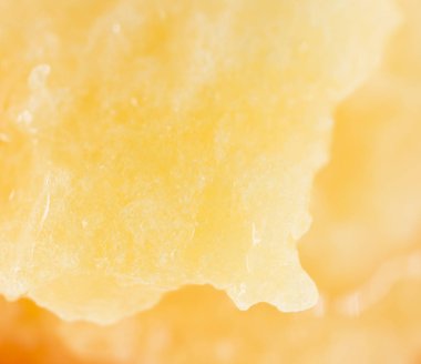 Arka plan olarak sulu şeftali eti. Kapat