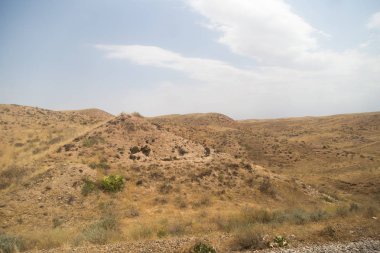 Kazakistan dağlarda. Sonbahar