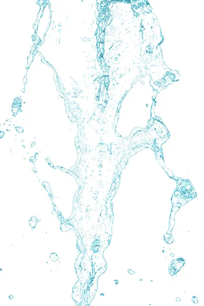 흰색 바탕에 물이 튀는 — 스톡 사진