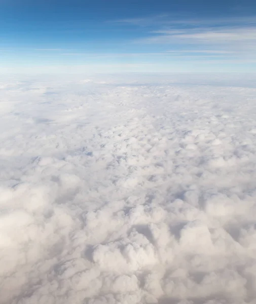 雲。飛行機からの眺め — ストック写真