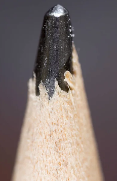 Black pencil. super macro — Stock Photo, Image