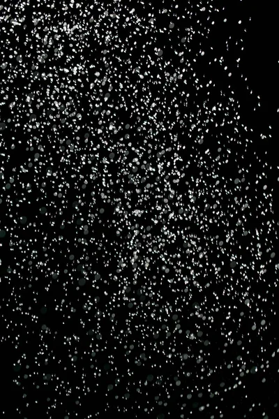 Regn på en svart bakgrund — Stockfoto