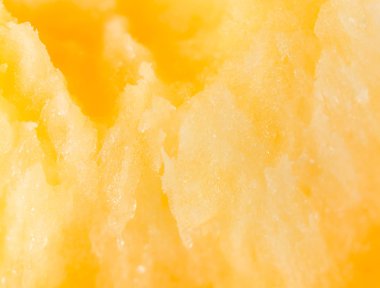 Arka plan olarak sulu şeftali eti. Kapat