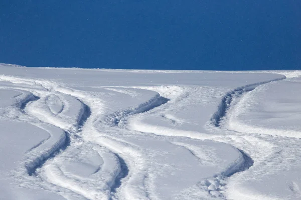 Pista da neve per sciare — Foto Stock