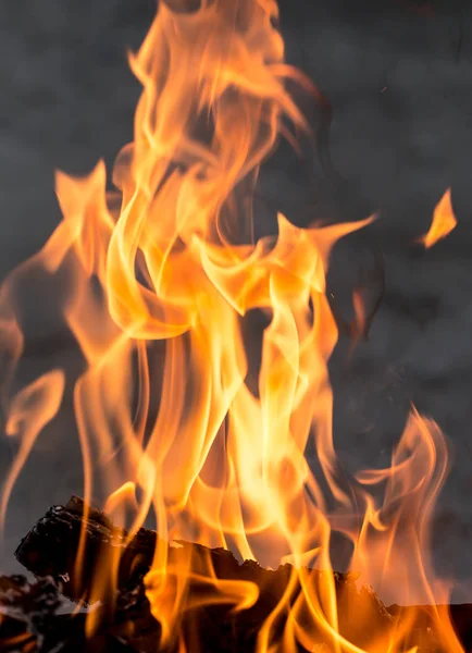 火焰的抽象背景 — 图库照片