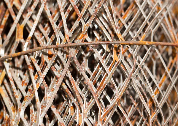 Фон ржавой металлической сетки — стоковое фото