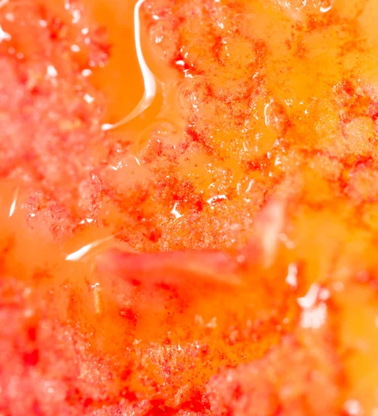 Juicy peach flesh as a background. close — Stock Photo, Image