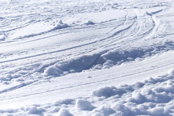 Snö lutning för skidåkning — Stockfoto