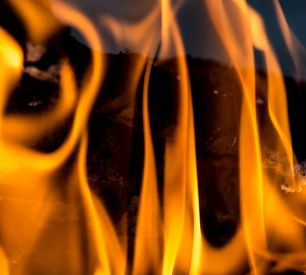 Abstracte achtergrond. vlammen van brand — Stockfoto
