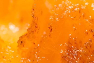 Arkaplan olarak olgun hurma hamuru. makro