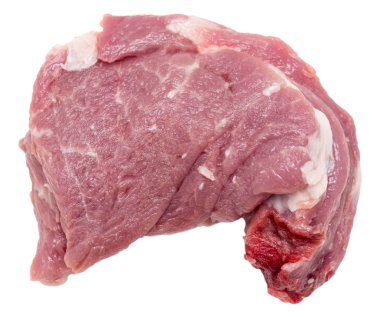 Beyaz arka planda taze et