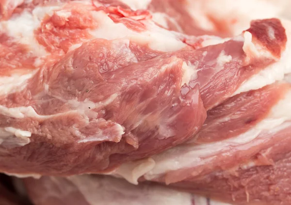 Frisches Schweinefleisch als Hintergrund — Stockfoto