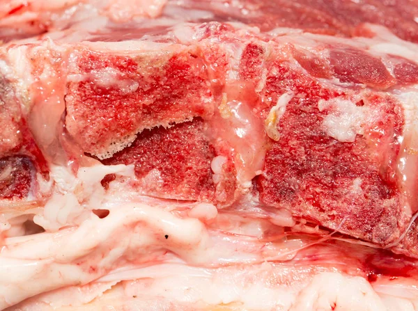 Frisches Schweinefleisch als Hintergrund — Stockfoto