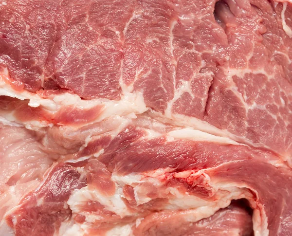 Carne de cerdo fresca como fondo — Foto de Stock