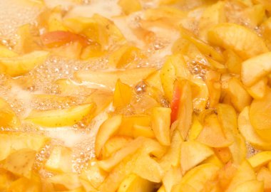 arka plan olarak sulu elma reçel