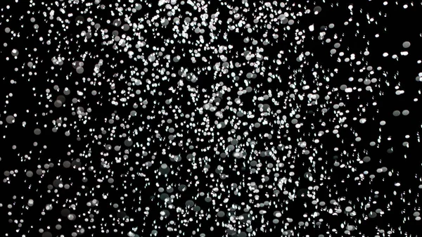 Pioggia su sfondo nero — Foto Stock