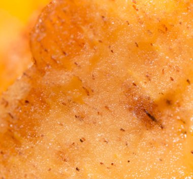 Arkaplan olarak olgun hurma hamuru. makro