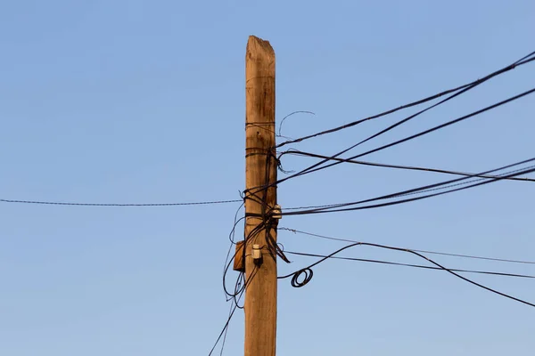 Gündoğumu güneş elektrik Kutbu — Stok fotoğraf