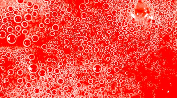 Honigtropfen auf rotem Hintergrund — Stockfoto