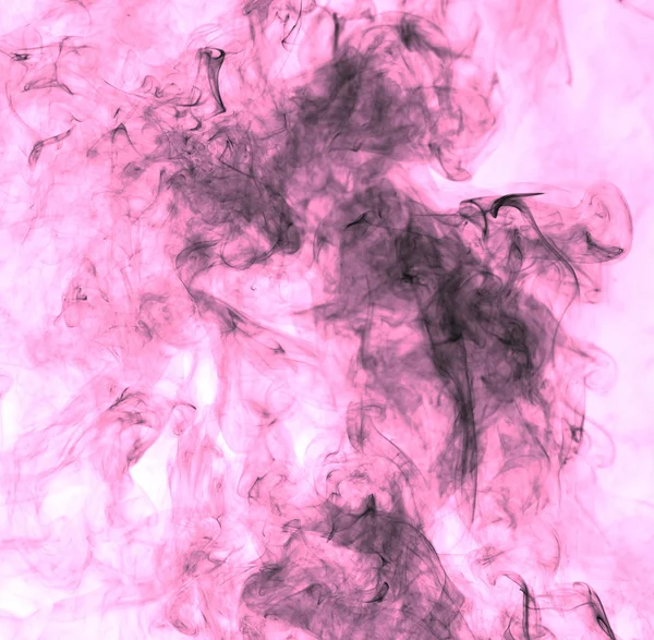 Красный дым на белом фоне. инверсия — стоковое фото