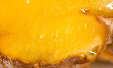 Sulu ananas arka plan olarak. Makro