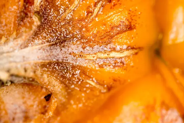 Соковитий ананас як фон. макрос — стокове фото