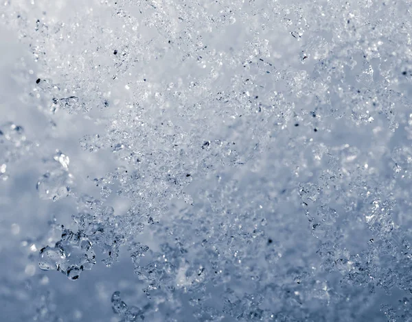 Flocos de neve como pano de fundo. close-up — Fotografia de Stock