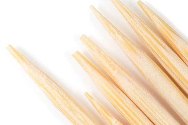 toothpick on a white background. macro clipart